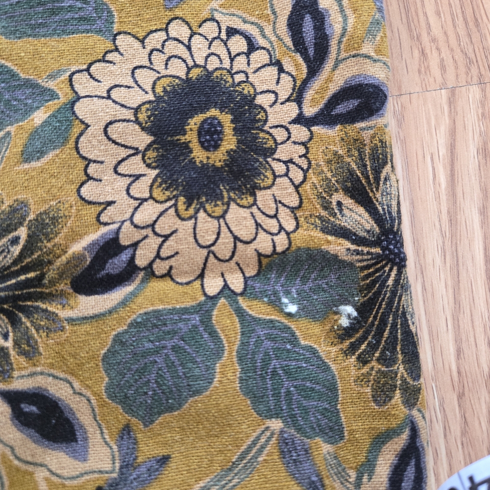 Floral Mustard Short Sleeve Shirt - Picture 6 of 6